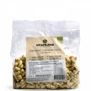 Organic Cashew Nuts, 750g