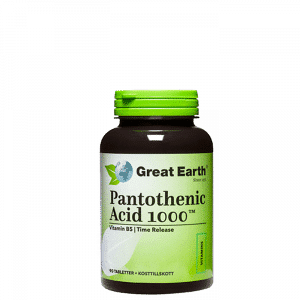 Pantothenic Acid, 1000 mg, 90 tablettia