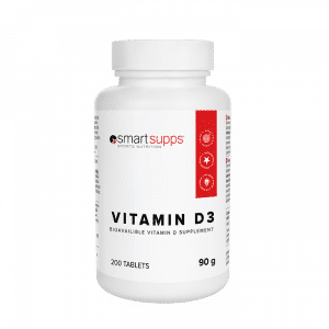 SmartSupps Vitamin D3, 200 tabs