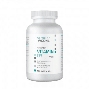 Strong vitamin D3, 100mcg, 100 tabl