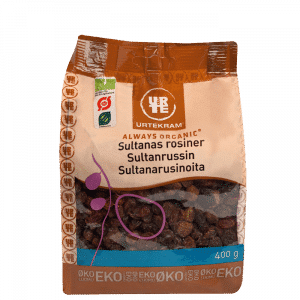 Sultanarusinoita Luomu, 400 g